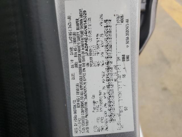 2019 FORD FIESTA SE 3FADP4BJ4KM143629