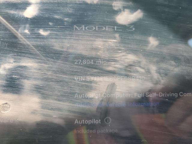 2023 TESLA MODEL 3 5YJ3E1EB6PF689410