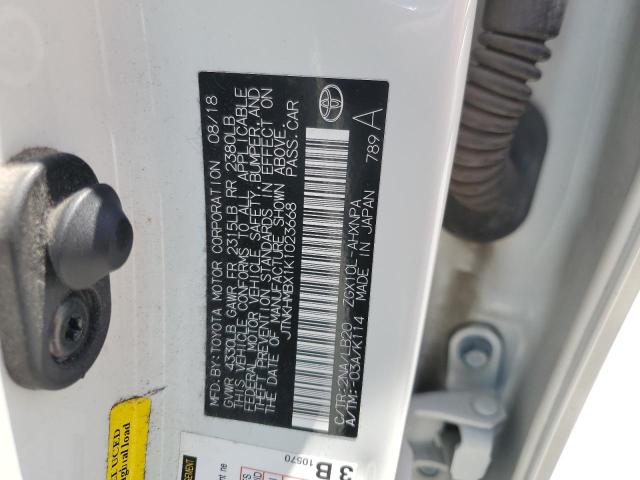 2019 TOYOTA C-HR XLE JTNKHMBX1K1023668