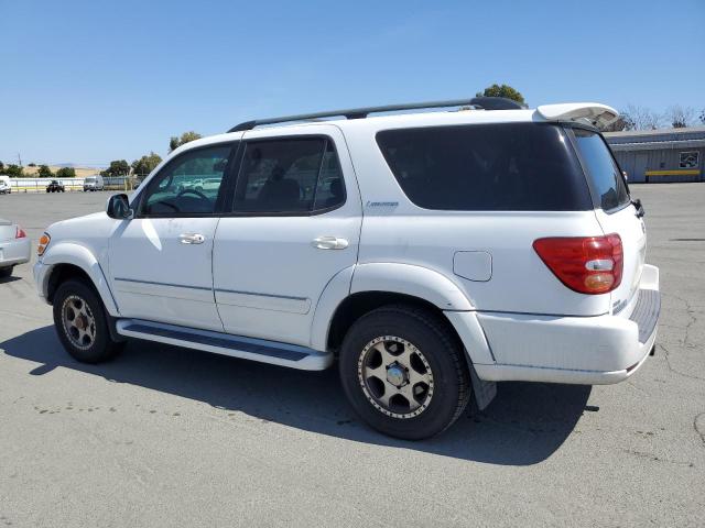 TOYOTA SEQUOIA LI 2004 white  gas 5TDZT38A54S214160 photo #3