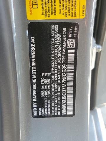 2021 MINI COOPER S WMWXU9C07M2N82639