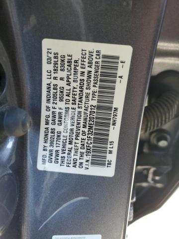 2021 HONDA CIVIC EX 19XFC1F32ME207012