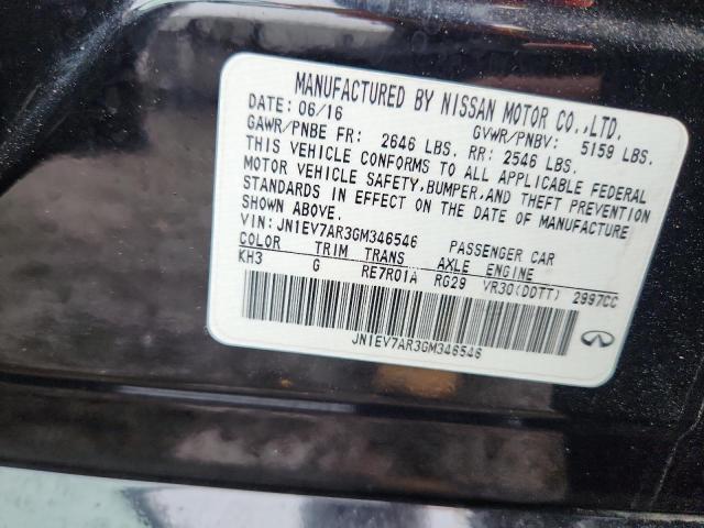 2016 INFINITI Q50 PREMIU - JN1EV7AR3GM346546