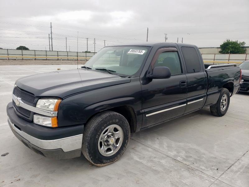 CHEVROLET SILVERADO 2004 black  gas 2GCEC19T041205280 photo #1