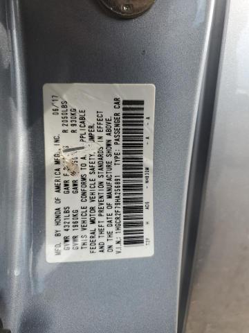 2017 HONDA ACCORD EX 1HGCR2F79HA256891