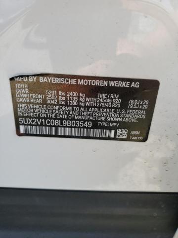 2020 BMW X4 XDRIVE3 5UX2V1C08L9B03549