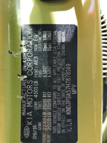 2017 KIA SOUL + KNDJP3A57H7878149