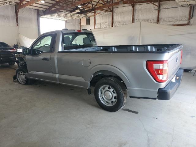 FORD F150 2021 gray  gas 1FTMF1CB5MKD91188 photo #3