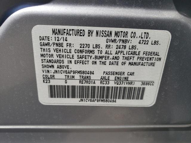 2015 INFINITI Q40 - JN1CV6AP9FM580494