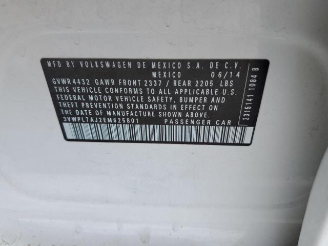 2014 VOLKSWAGEN JETTA TDI - 3VWPL7AJ2EM625801