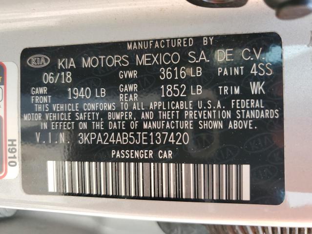 2018 KIA RIO LX - 3KPA24AB5JE137420