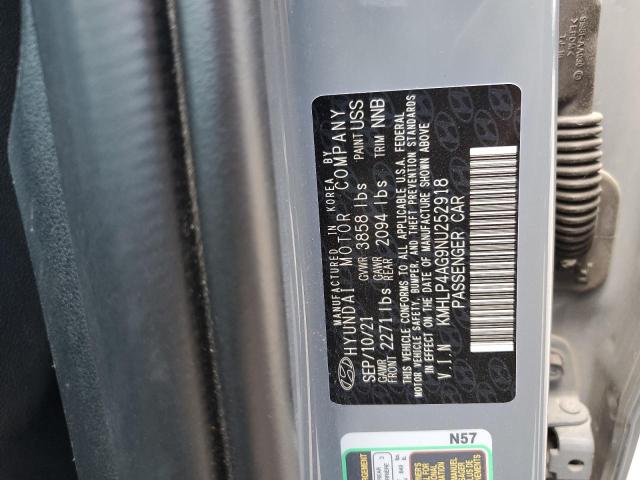 2022 HYUNDAI ELANTRA LI - KMHLP4AG9NU252918