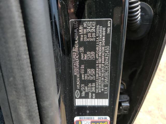 2024 HYUNDAI TUCSON SEL - 5NMJBCDE2RH425450