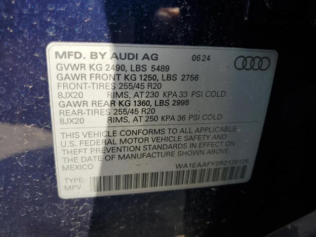 2024 AUDI Q5 WA1EAAFY2R2120125