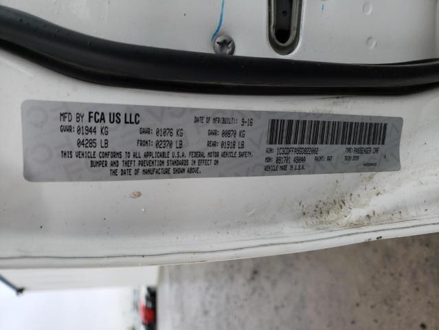 2016 DODGE DART SXT S 1C3CDFFA9GD822002