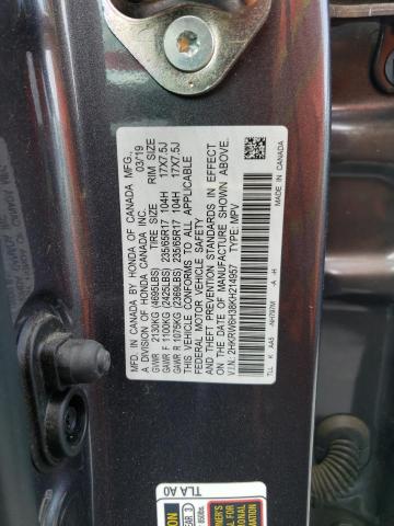 2019 HONDA CR-V LX 2HKRW6H38KH214957