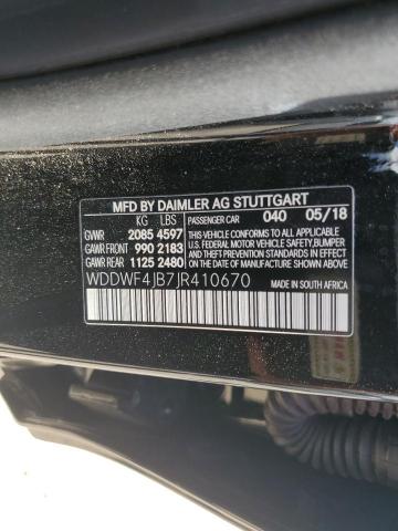 2018 MERCEDES-BENZ C 300 WDDWF4JB7JR410670