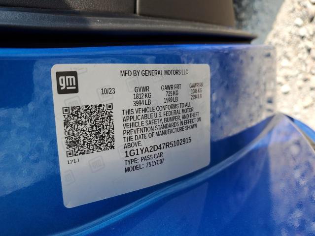 2024 CHEVROLET CORVETTE S 1G1YA2D47R5102915