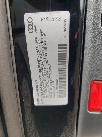 2023 AUDI A5 PREMIUM WAUFACF54PA062837