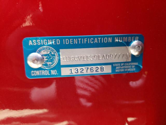 2020 HONDA ACCORD SPO - 1HGCV1F39LA097771