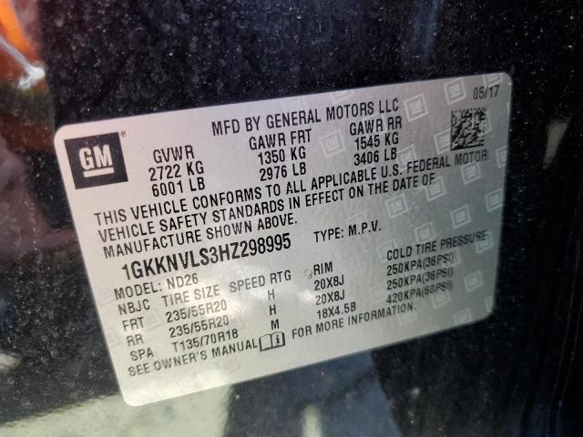 2017 GMC ACADIA ALL 1GKKNVLS3HZ298995