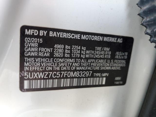 2015 BMW X3 SDRIVE2 5UXWZ7C57F0M83297