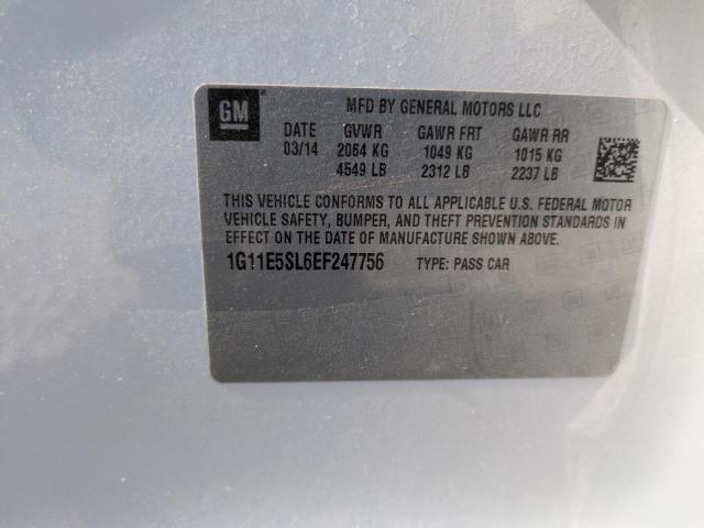 2014 CHEVROLET MALIBU 2LT #3285815915