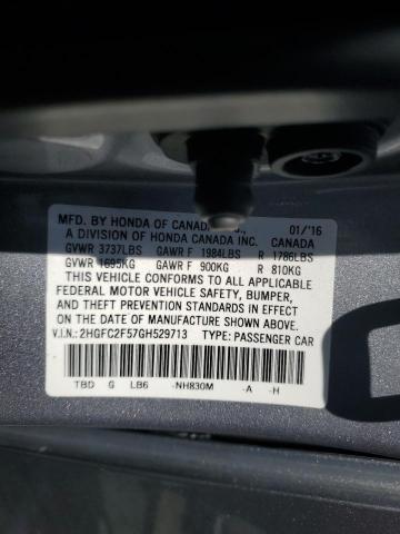 2016 HONDA CIVIC LX - 2HGFC2F57GH529713