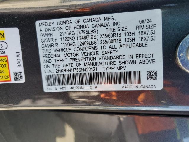 2025 HONDA CR-V EXL 2HKRS4H75SH422121