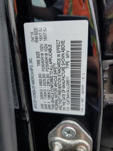 2018 ACURA RDX 5J8TB4H34JL028611