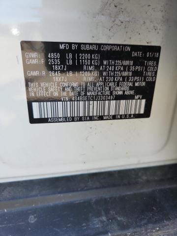 2018 SUBARU OUTBACK TO 4S4BSETC1J3303497