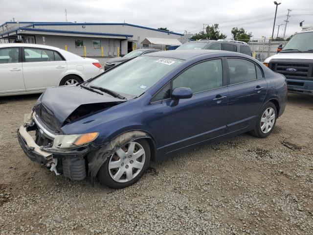 HONDA CIVIC LX 2006 blue  gas 1HGFA16576L135131 photo #1