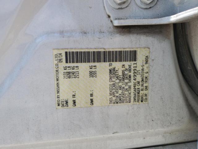 2014 NISSAN MAXIMA S - 1N4AA5AP4EC499911