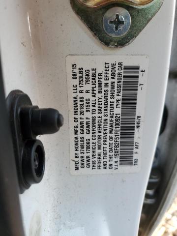2015 HONDA CIVIC LX 19XFB2F51FE100921