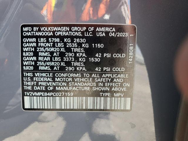 2023 VOLKSWAGEN ID.4 PRO S 1V2VMPE84PC027159
