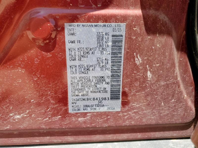 2015 NISSAN ROGUE S - 5N1AT2ML8FC841983