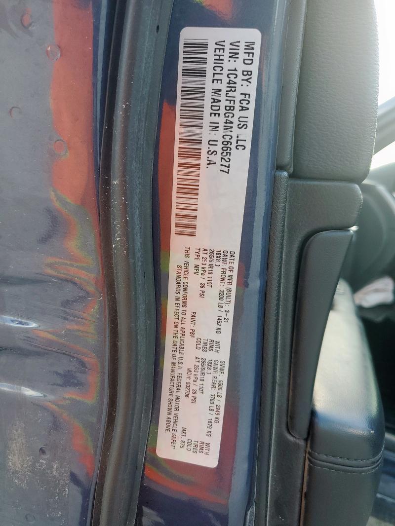 2021 JEEP GRAND CHER - 1C4RJFBG4MC665277