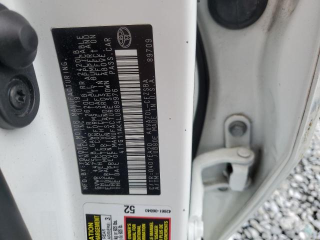 2020 TOYOTA CAMRY SE - 4T1G11AK4LU889976