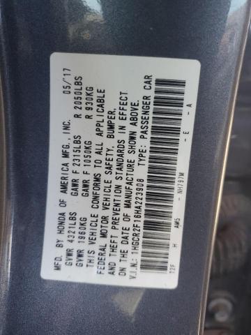 2017 HONDA ACCORD SPO 1HGCR2F16HA223908