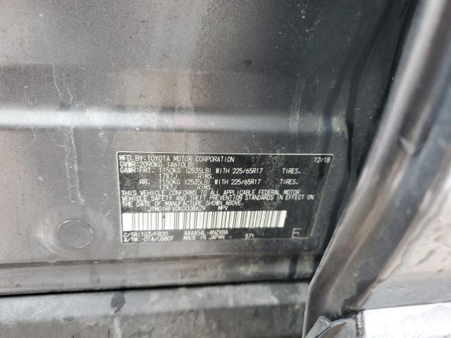 2019 TOYOTA RAV4 LE - JTMG1RFV0KD008629