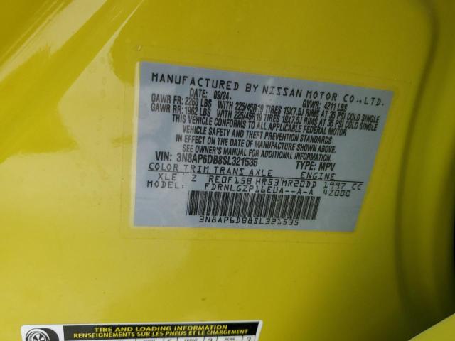 2025 NISSAN KICKS SR 3N8AP6DB8SL321535