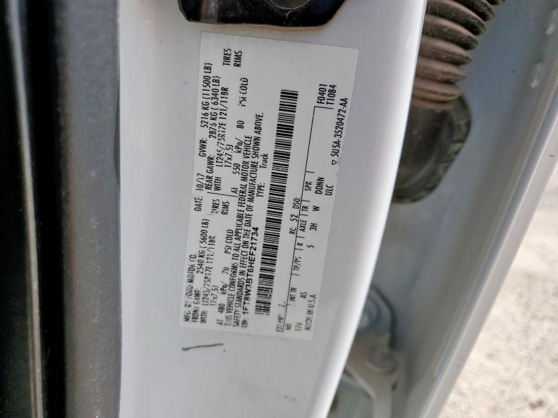 2017 FORD F350 SUPER 1FT8W3BT6HEF21734