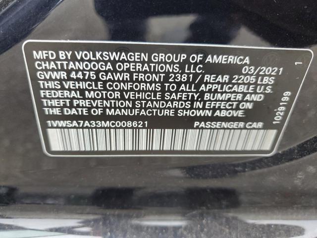 2021 VOLKSWAGEN PASSAT SE 1VWSA7A33MC008621