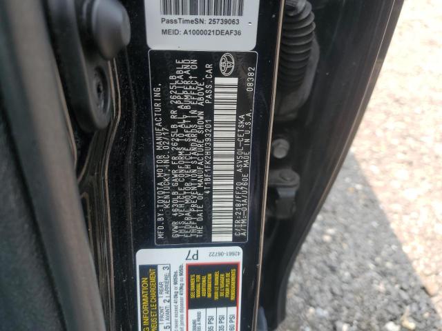 2017 TOYOTA CAMRY LE - 4T1BF1FK2HU393201