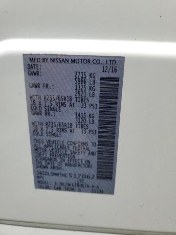 2017 INFINITI QX60 5N1DL0MM3HC517062