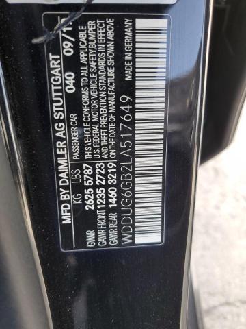 2020 MERCEDES-BENZ S 450 WDDUG6GB2LA517649
