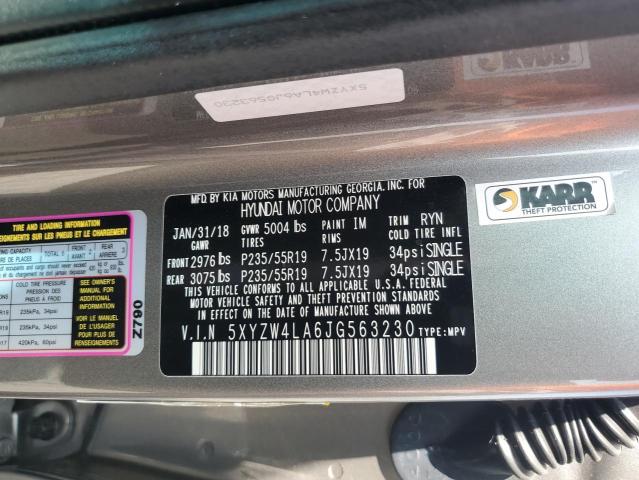 2018 HYUNDAI SANTA FE S - 5XYZW4LA6JG563230