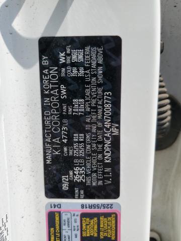 2022 KIA SPORTAGE E KNDPNCAC4N7008773