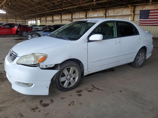TOYOTA COROLLA CE 2006 white  gas 1NXBR32E86Z673883 photo #1