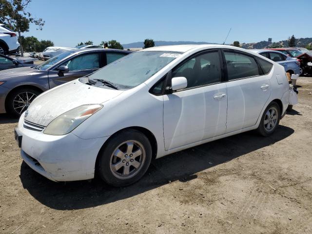 TOYOTA PRIUS 2005 white hatchbac hybrid engine JTDKB20U853115520 photo #1